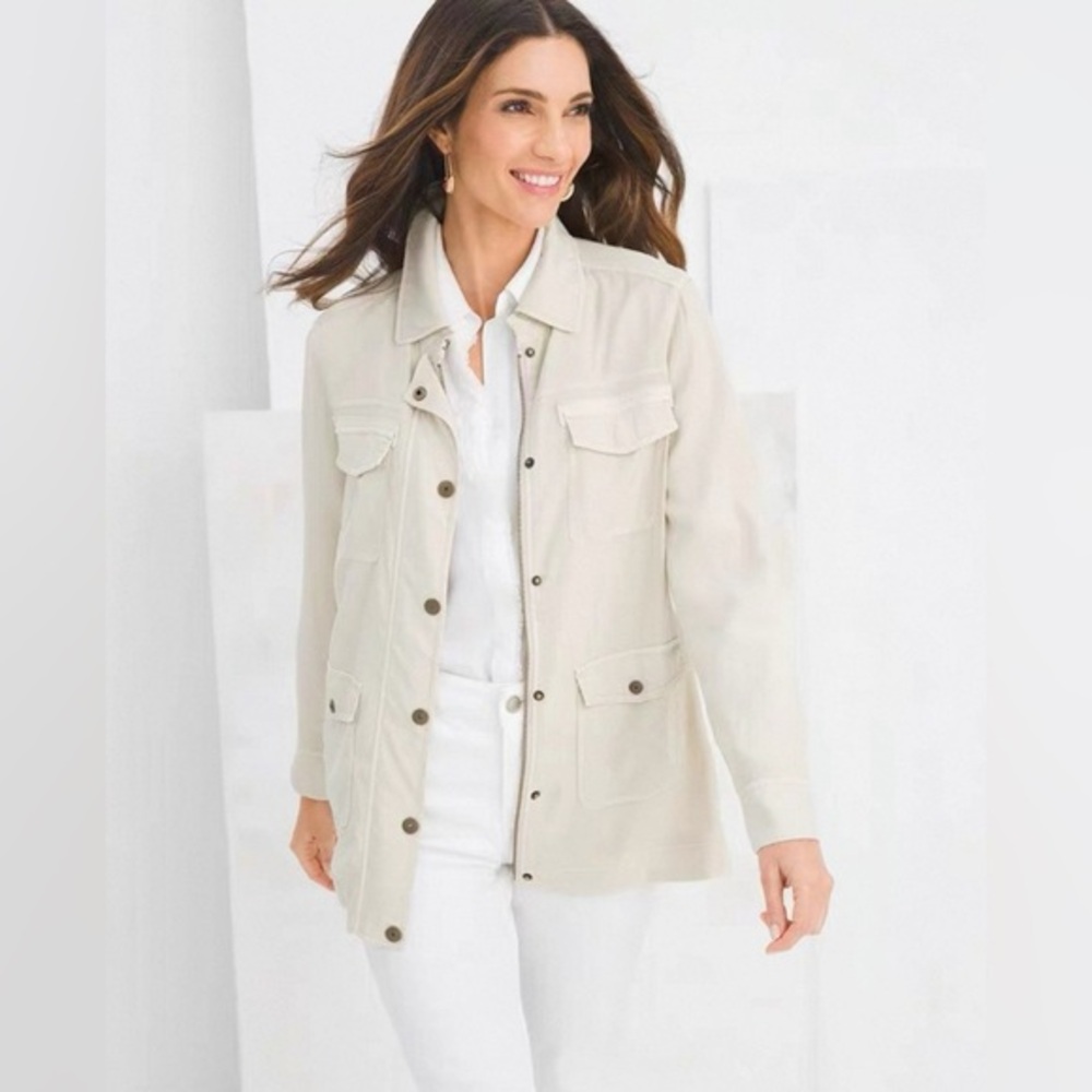 NWT Chico’s Utility Curpo LS Jacket